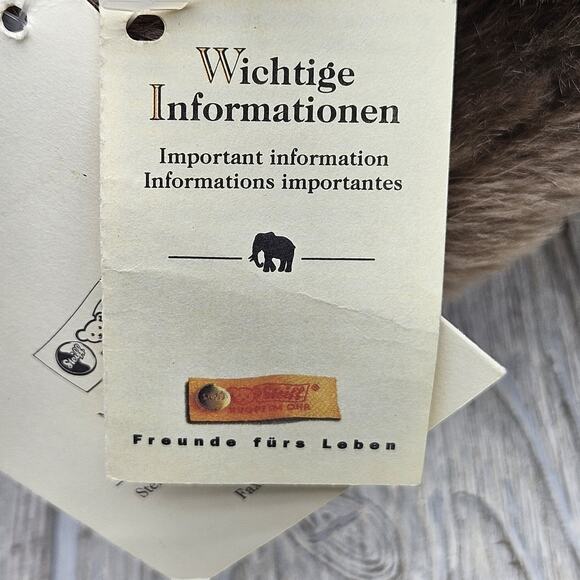 Vtg Steiff 1996 Mohair Clifford Berryman Bear Celebration Teddy Roosevelt 1741 - Picture 9 of 16